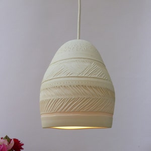 Ornament porcelain bell, Pendant light, Hanging light