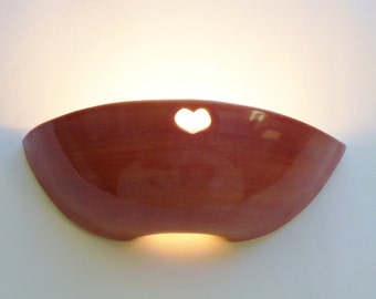 Red love, Boat 3, Wall lamp