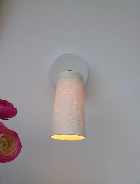 Fancy Porcelain Wall Lamp Night Light Etsy Australia
