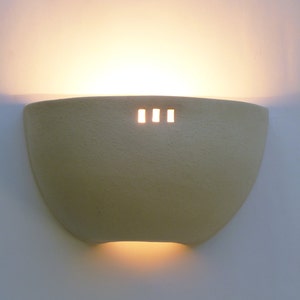 Ceramic Quarter of big ball, Wall lamp image 2