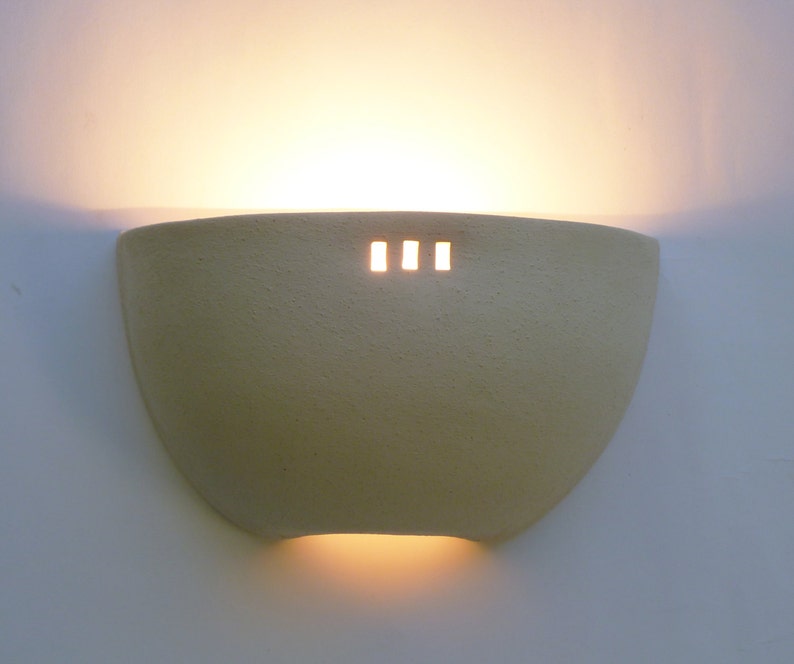 Ceramic Quarter of big ball, Wall lamp image 2