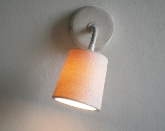 Rose Wandlampe, Nachtlicht,