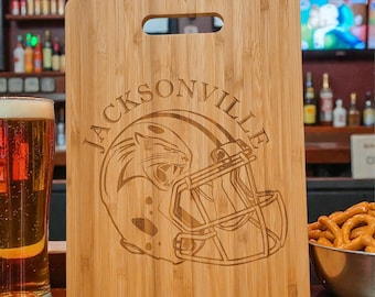 Jacksonville Jaguars Themed Cutting Board
