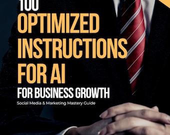 100 ChatGPT Prompts for Small Business Growth | Social Media & Marketing Pack + 10 Strategy Stacks | PDF