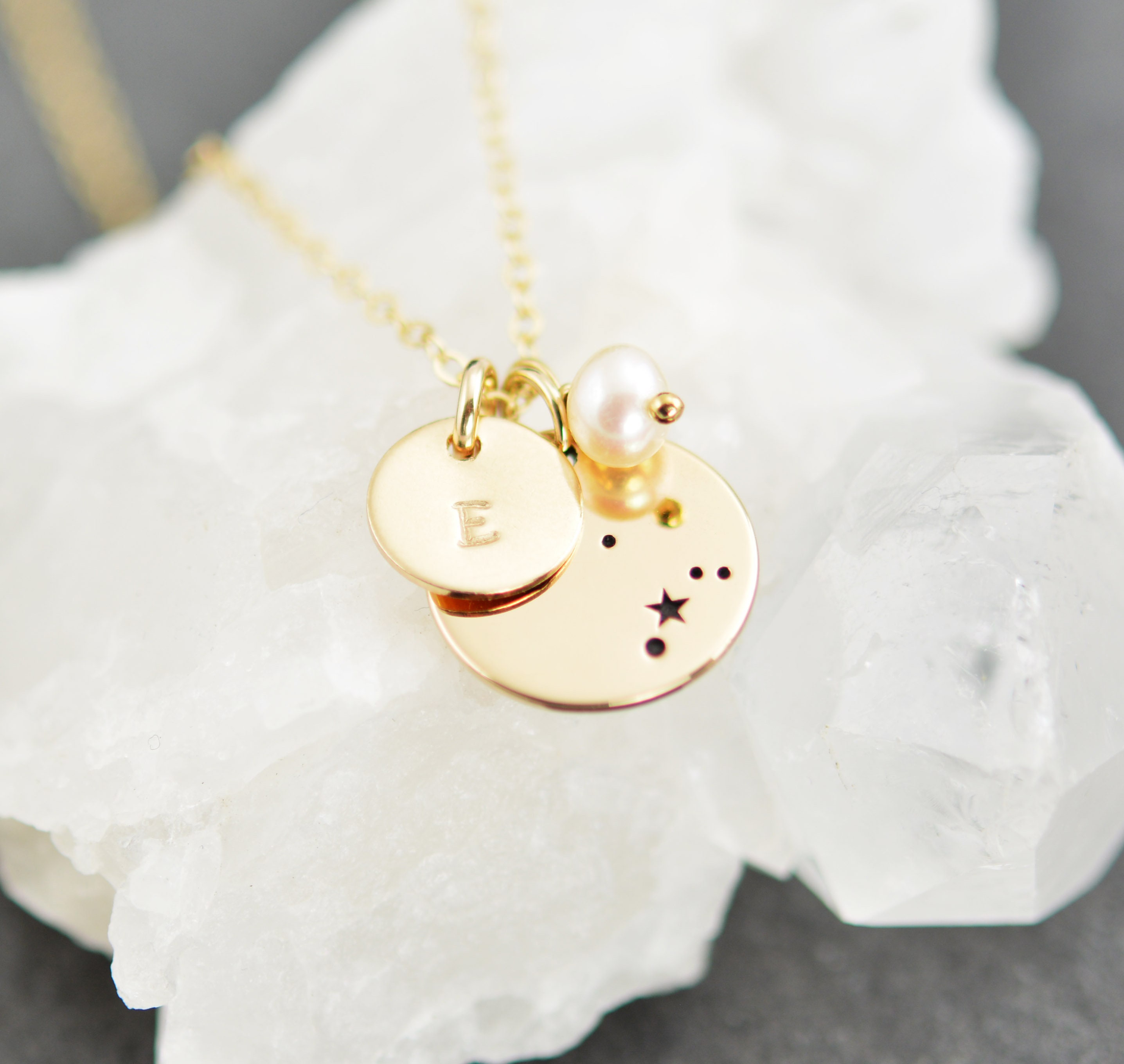Scorpio Zodiac Precious Necklace
