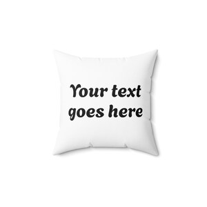 Personalized Throw Pillow - Custom Cushion for Home Decor, Gift for Housewarming, Birthday, or Wedding