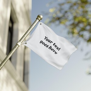 Bandera de doble cara personalizable: pancarta exterior de poliéster personalizada