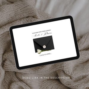 Fifth Avenue Black & White Save the Date Website Template | City Canva Wedding Website with Built-In RSVP | Mobile-Friendly, Easy to Edit image 9