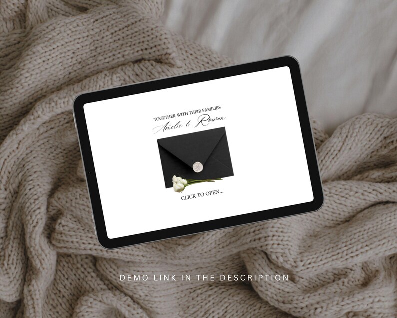 Fifth Avenue Black & White Save the Date Website Template | City Canva Wedding Website with Built-In RSVP | Mobile-Friendly, Easy to Edit image 9