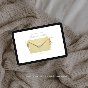 Butter Yellow Wedding Website Template | Romantic Garden Canva Wedding Website with Built-In RSVP | Mobile-Friendly, No Experience Needed zdjęcie 10
