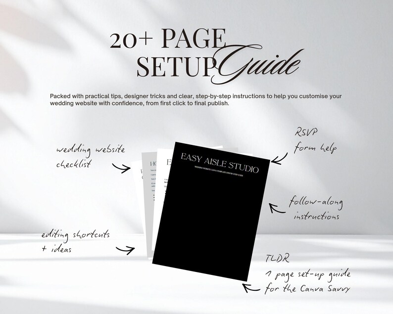 Dusty Blue French Toile Wedding Website Template | Canva Wedding Website, Built-In RSVP & Live Countdown | Digital Invitation, Save the Date afbeelding 13