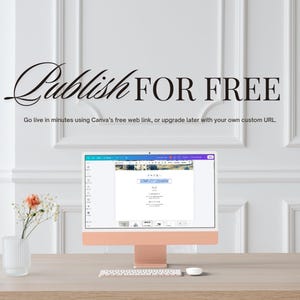 Dusty Blue French Toile Wedding Website Template | Canva Wedding Website, Built-In RSVP & Live Countdown | Digital Invitation, Save the Date afbeelding 14