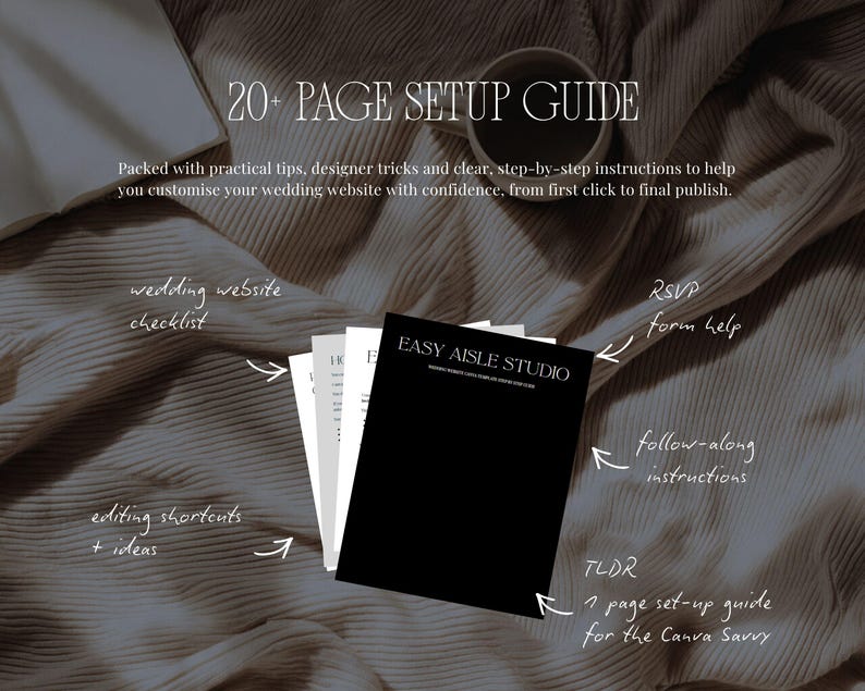 Old Money Wedding Website Template · Elegant Editable Canva Site with RSVP · Digital Invitation for Classic Black Tie Weddings image 10