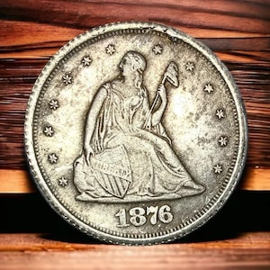 Coin twenty cents (20 cents) 1876 United States of America / Decorative version