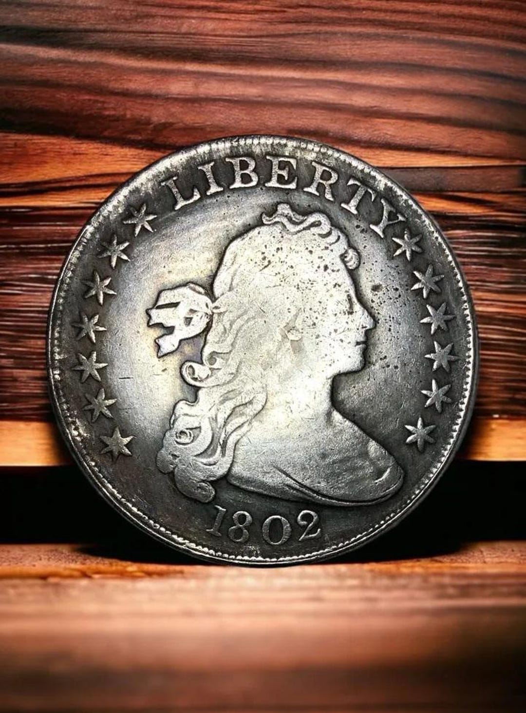 1802 Coin Bust of Liberty in Drapery Rare Coins - Etsy
