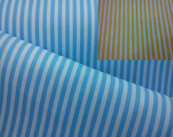 Two-color stripe, 1/2 yard, pure cotton fabric