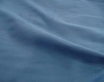 Dusty blue, wide, thin, 1/2 yard, faux suede fabric