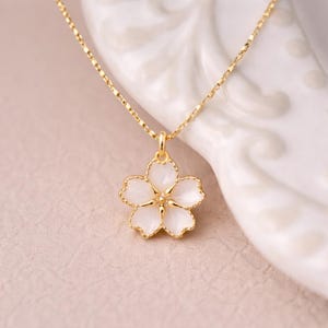 Sakura Necklace - Etsy