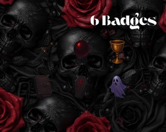 Distintivi per abbonati di Halloween: icone personalizzate per abbonati a Twitch / YouTube / Discord