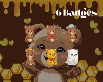 Badge per abbonati Bear: icone personalizzate per abbonamenti Twitch / YouTube / Discord