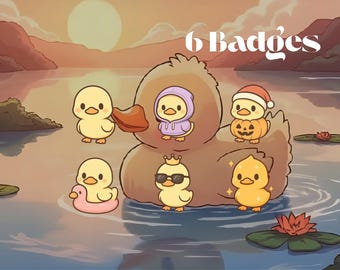 Badge per abbonati Duck: icone personalizzate per Twitch / YouTube / Discord
