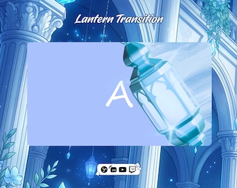 Transizioni di Lantern Stinger per Twitch, Obs, Streamlabs... - Transizione di streaming animata