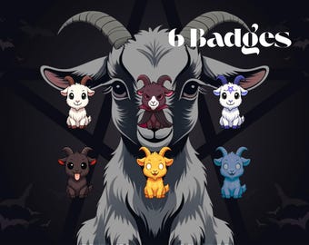 Badge per abbonati Goat: icone personalizzate per abbonamenti Twitch / YouTube / Discord