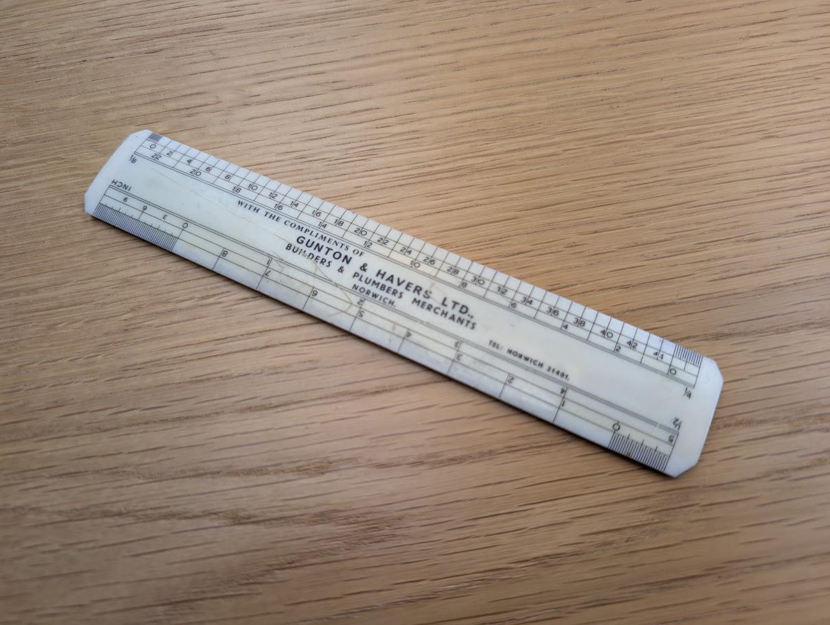 Stone Nature Ruler Natural Bone Advertising Engineer’s Ruler – Gunton and Havers Ltd ...