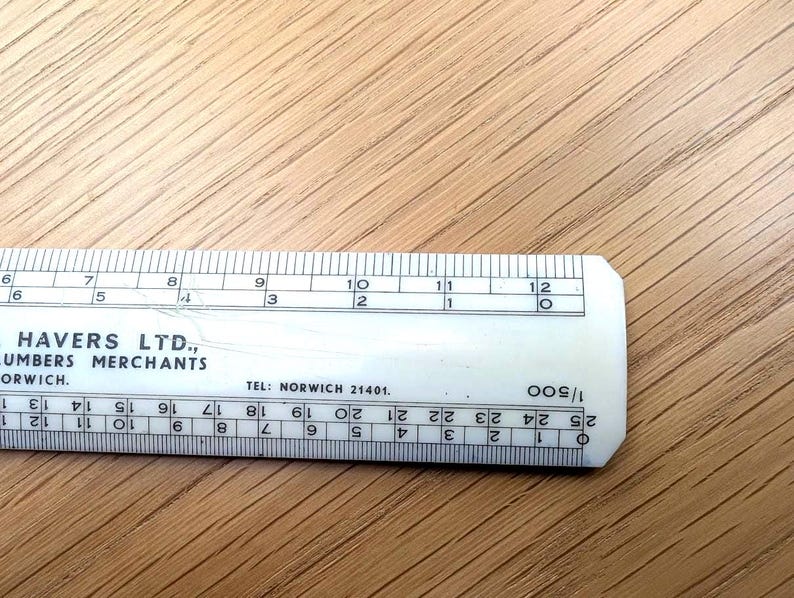 Long Bone Study Ruler Natural Bone Advertising Engineer’s Ruler – Gunton and Havers Ltd ...