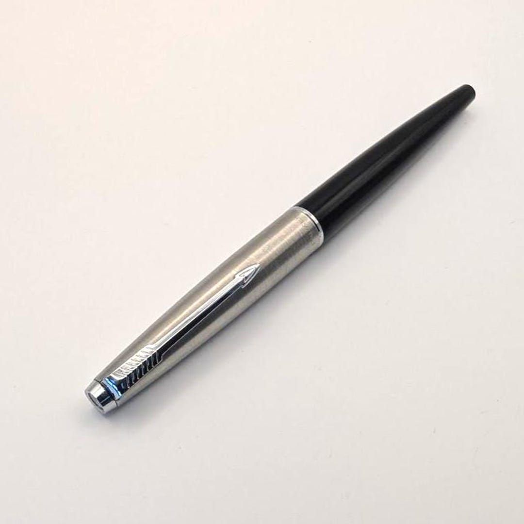 Parker 45 Fountain Pen – Stainless Steel Cap – Made in England ...