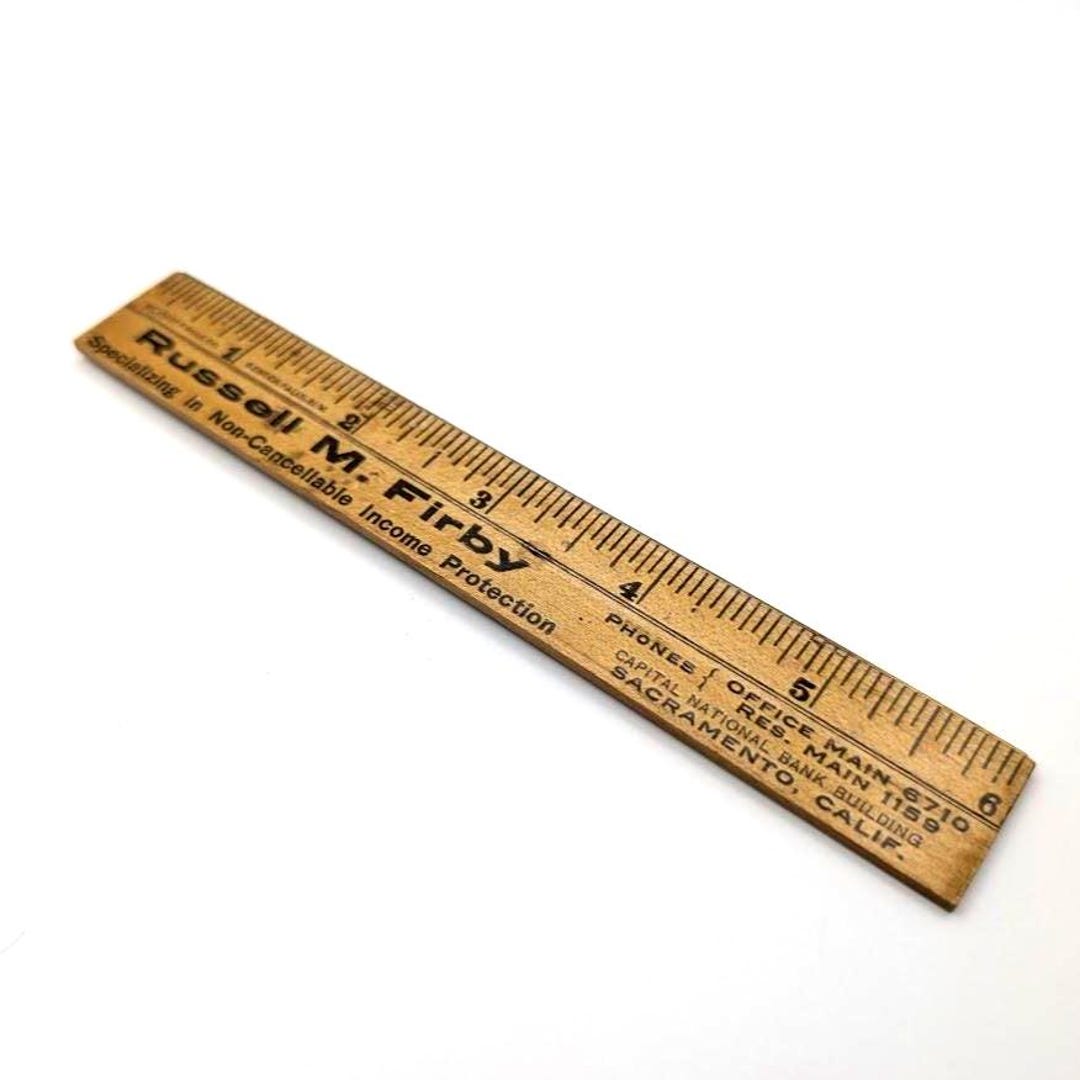1915-1925 -american Advertising Ruler – Westcott Rule Co – Sacramento ...