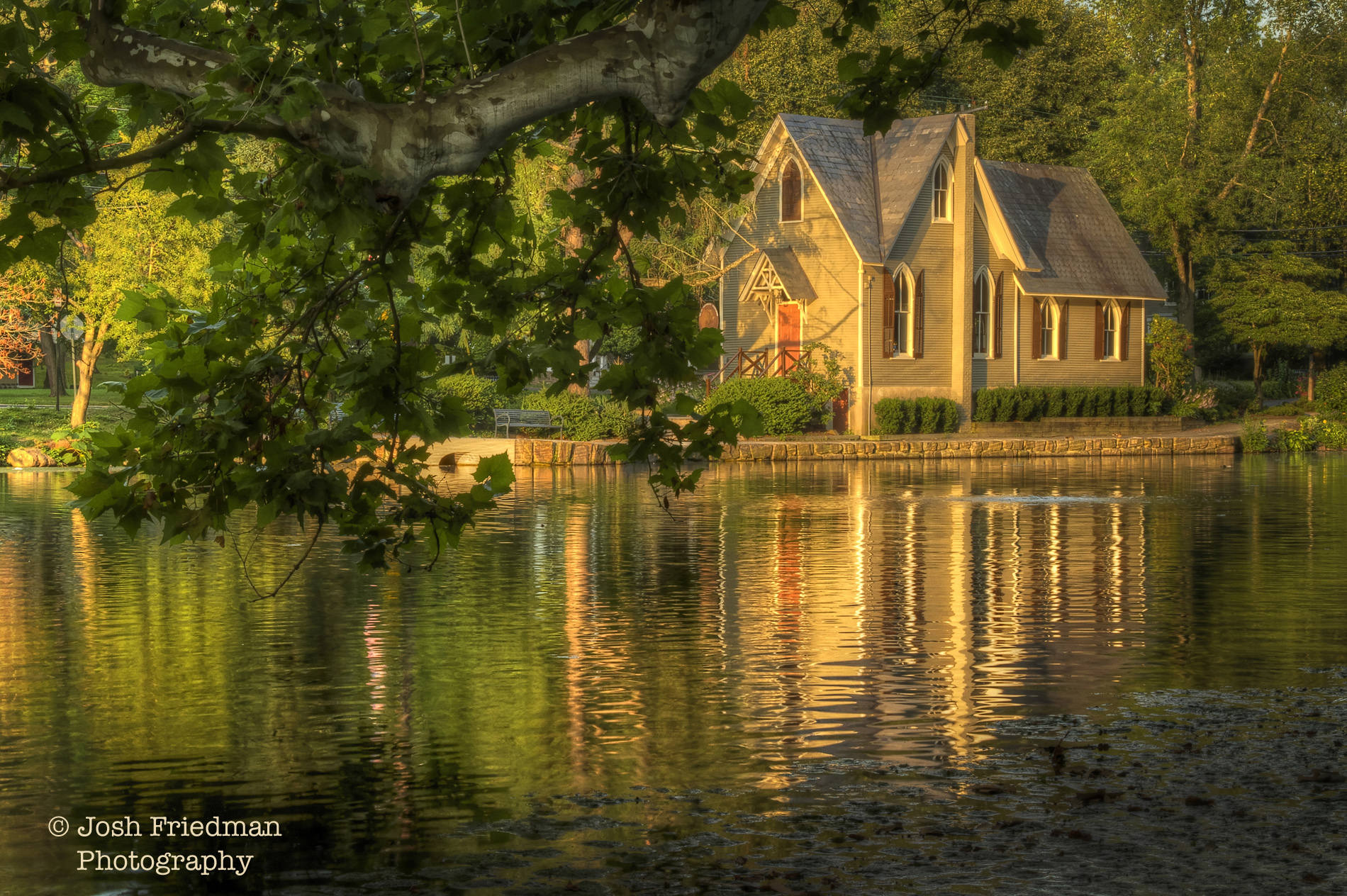 Summer Pond And Reflection Lake Afton Landscape Photograph Etsy India