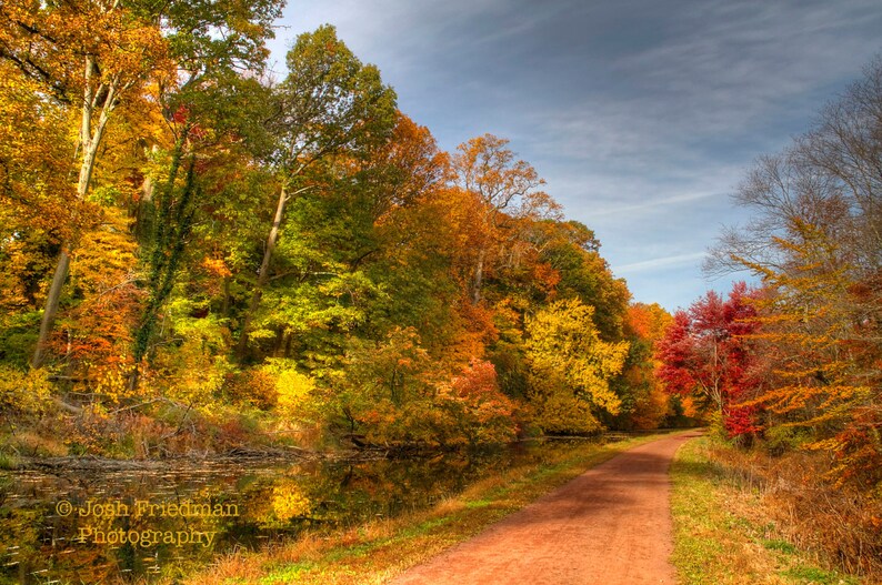 Bucks County in Autumn Print Set, Fine Art Photography, Landscape Photograph, Fall Foliage, Autumn Color, Wall Art, Pennsylvania, Gift Set image 3