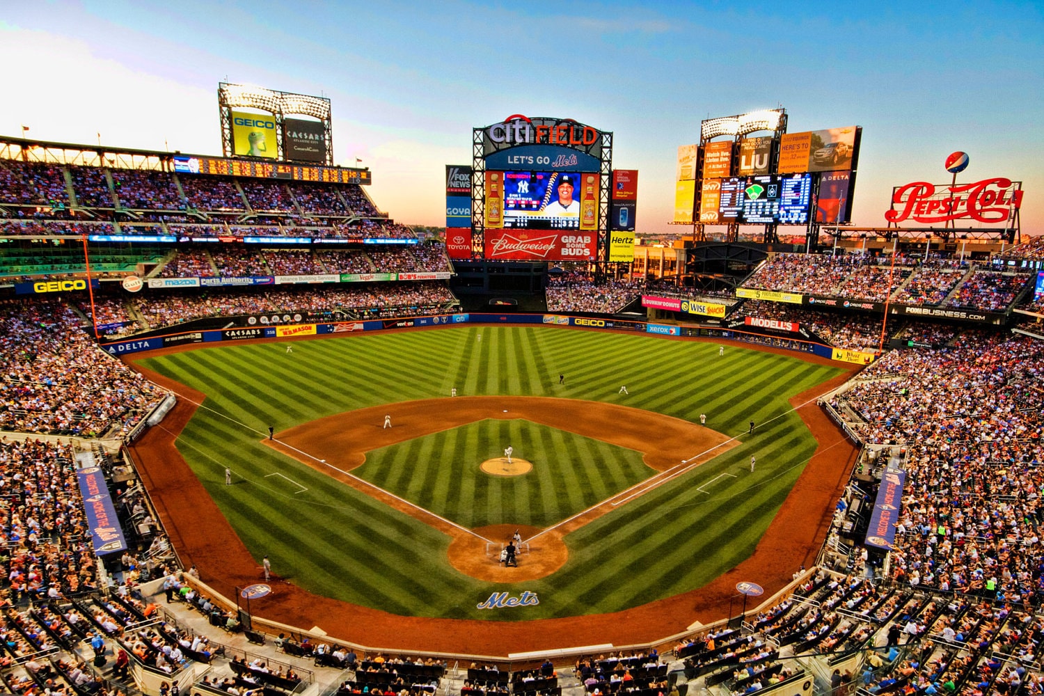 New York Mets Baseball Stadium Photograph Citi Field Color Photography