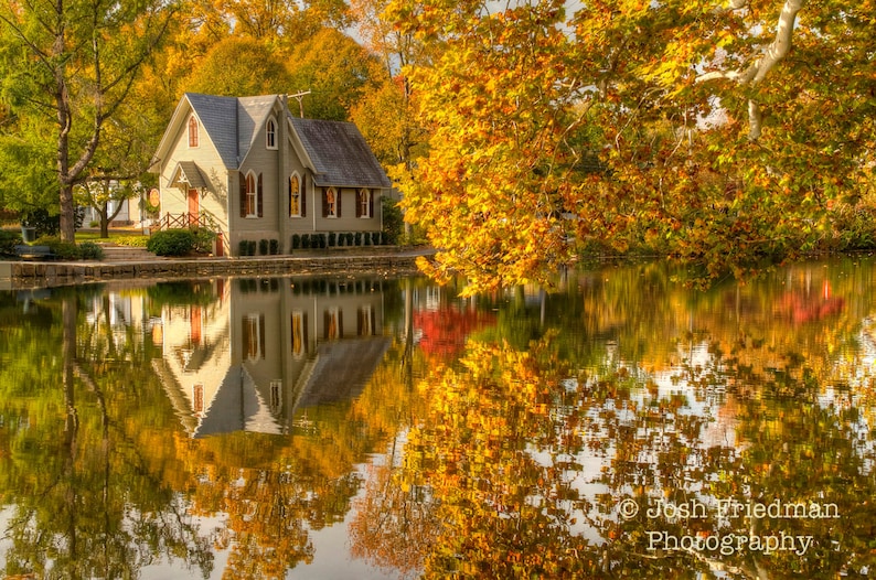 Bucks County in Autumn Print Set, Fine Art Photography, Landscape Photograph, Fall Foliage, Autumn Color, Wall Art, Pennsylvania, Gift Set image 2