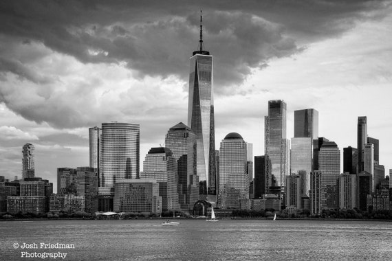 Lower Manhattan New York City Black and White Photograph NYC
