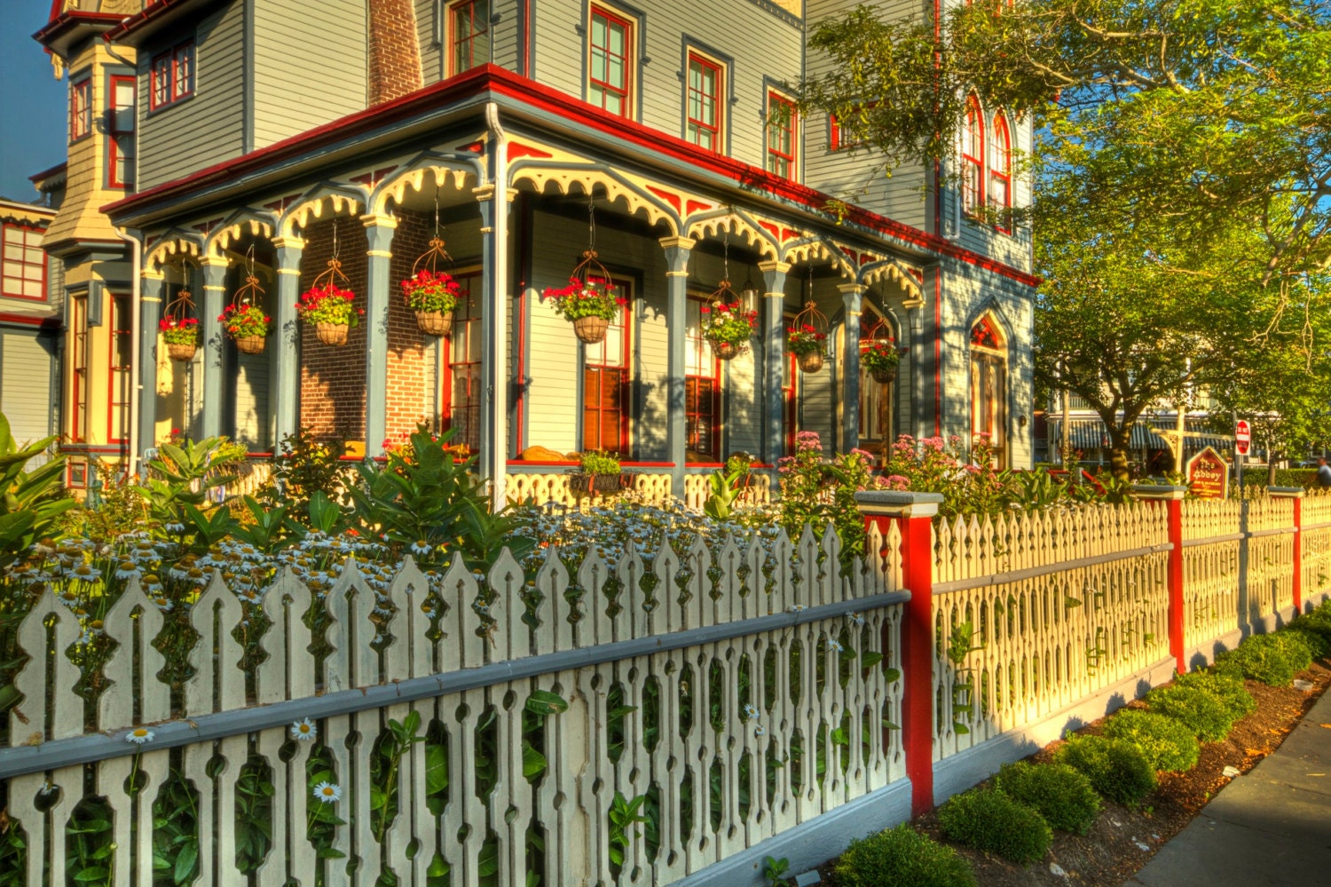 Cape May Victorian House Photograph the Abbey New Jersey Shore Color
