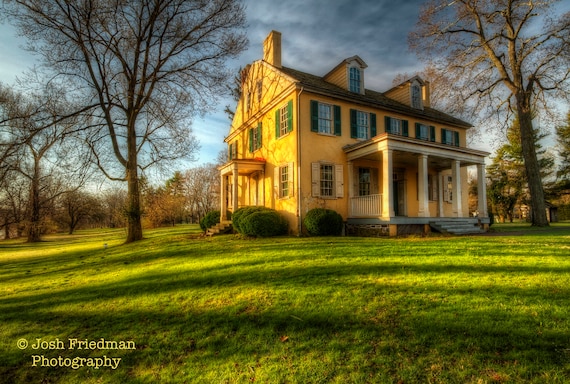 Mahlon Taylor House Photograph Washington Crossing Historic Etsy