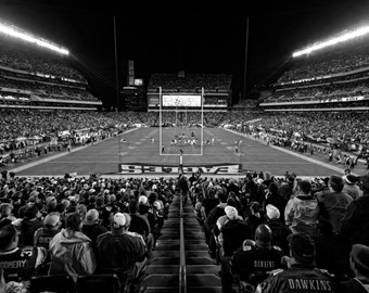 Philadelphia Eagles Photograph Lincoln Financial Field Black and White Photography NFL Football Sports Stadium Print Eagles Fan Gift