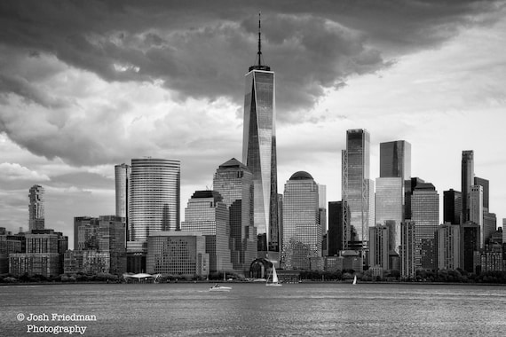 Black and White \"New York City\" ニューヨーク　額 New York black and white photography vintage art frame