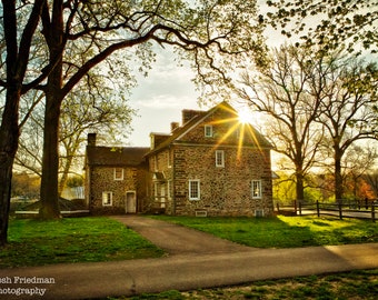 McConkeys Ferry Inn Sunrise Photograph Washington Crossing Historic Park Bucks County Pennsylvania Photography Revolutionary War Spring