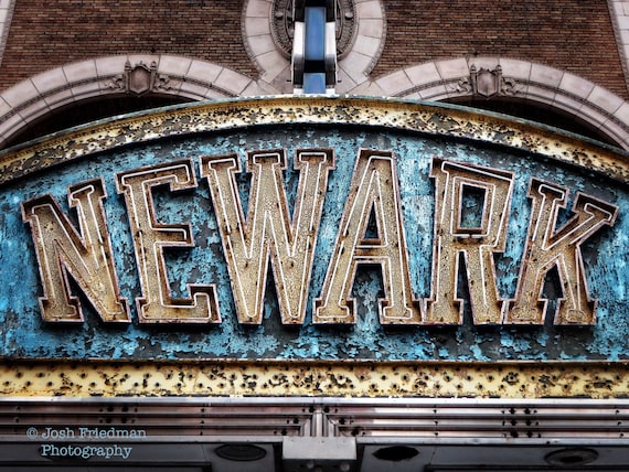 杉本博司 Paramount Theatre Newark 2015 Newark, NJ - Sept 21, 2019 - Historic marquee of the