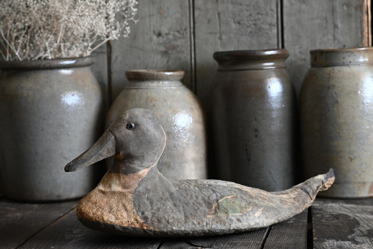 Vintage Canvas Cloth Duck Decoy Etsy
