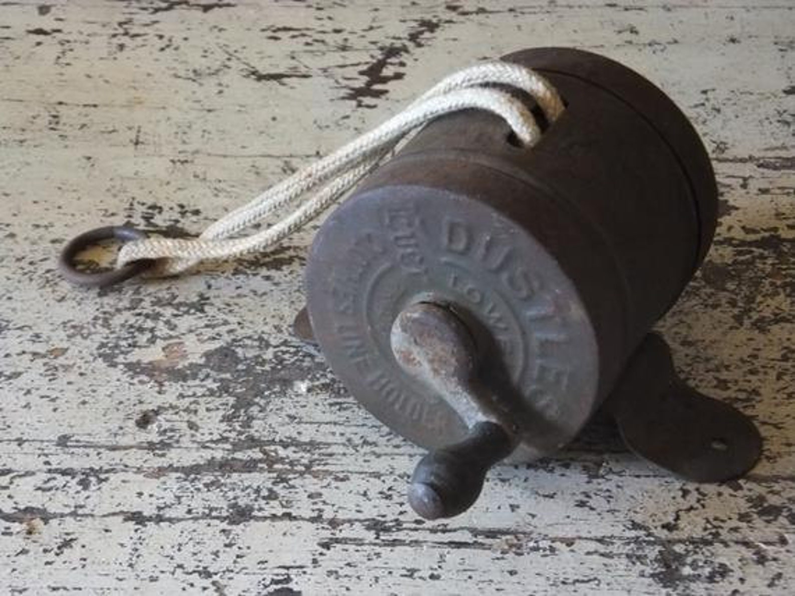 Vintage Clothesline Reel Dustless Ever Ready Etsy