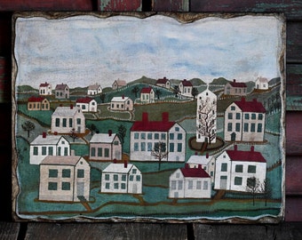 Handmade Folk Art Houses