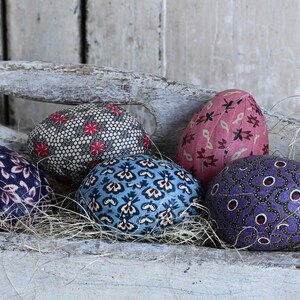 Handmade Easter Egg Bowl Fillers, Spring Decorations, Sold in sets of 8 Small Eggs or Large Egg Set of 3 image 5