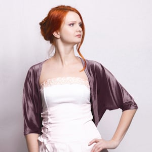Mauve bolero jacket shop