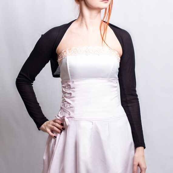 Black Wedding Bolero Gothic Longsleeve 