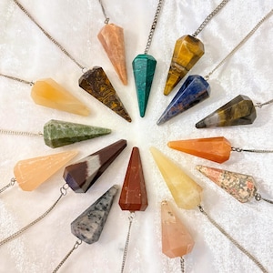 Mystery Crystal Pendulum – Intuitively Chosen Divination Pendulums | Spiritual Gift for Her