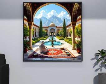 Persischer Garten der Weisheit – Verträumter Iran Art 3er Set